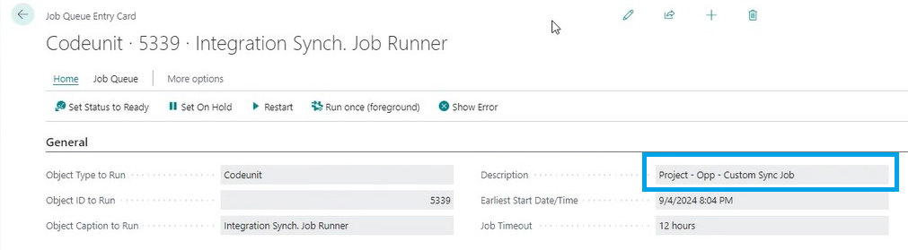 BC CE Integration - Project Setup options