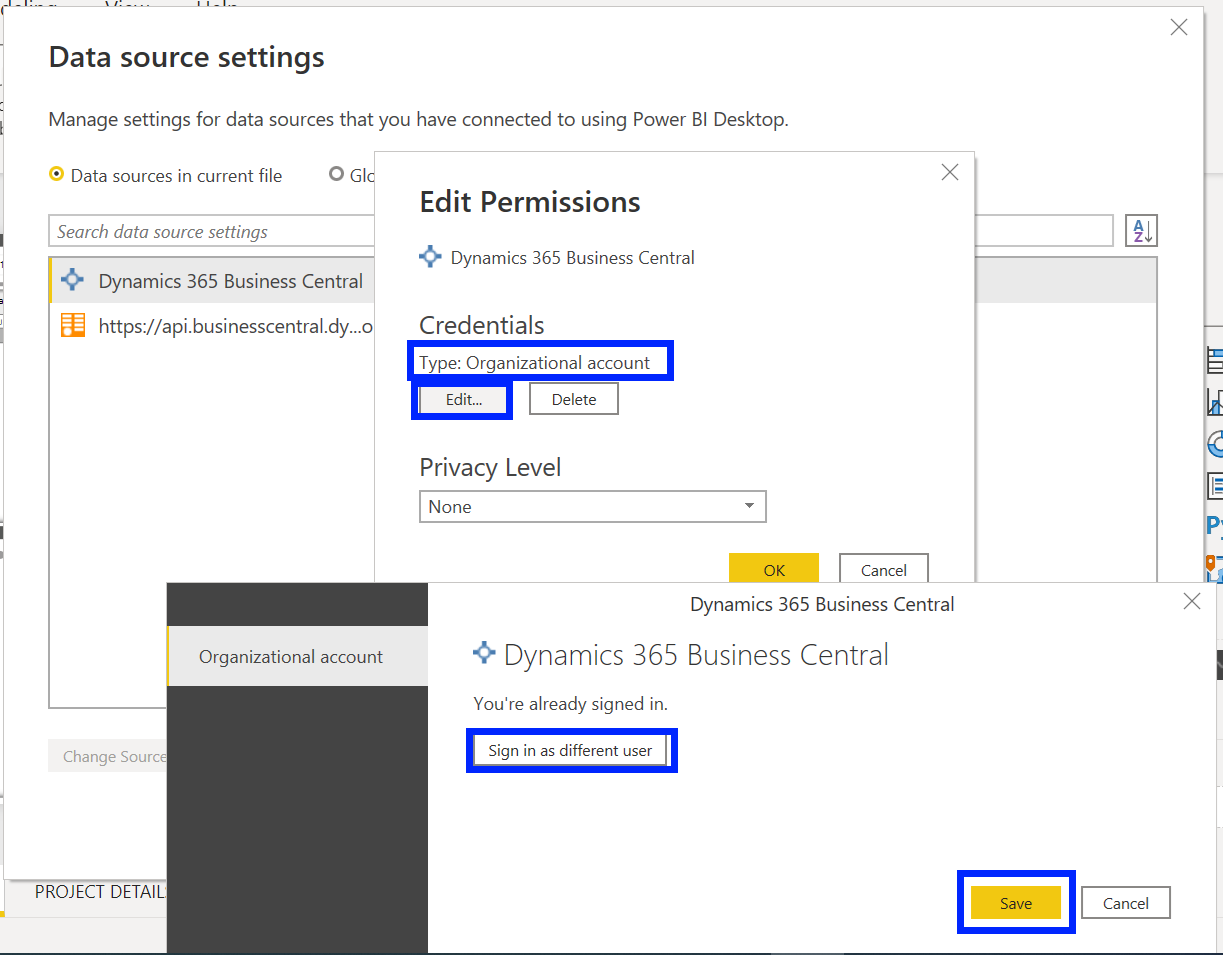 Data Source Settings