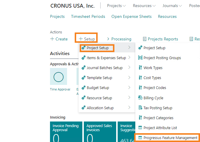 Search: Progressus Feature Management