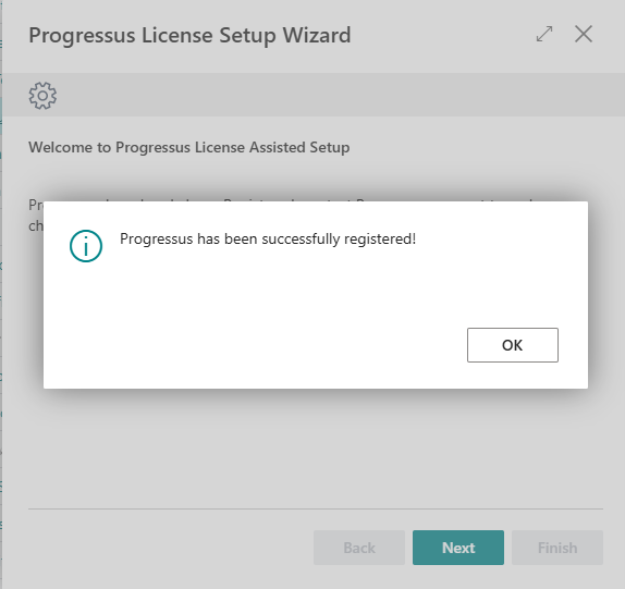 Progressus License Setup