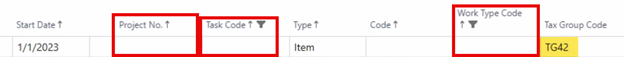 Tax Posting Setup Hierarchy