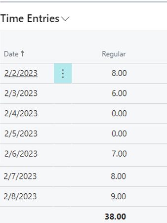 Pay type - Time & Overtime Separate